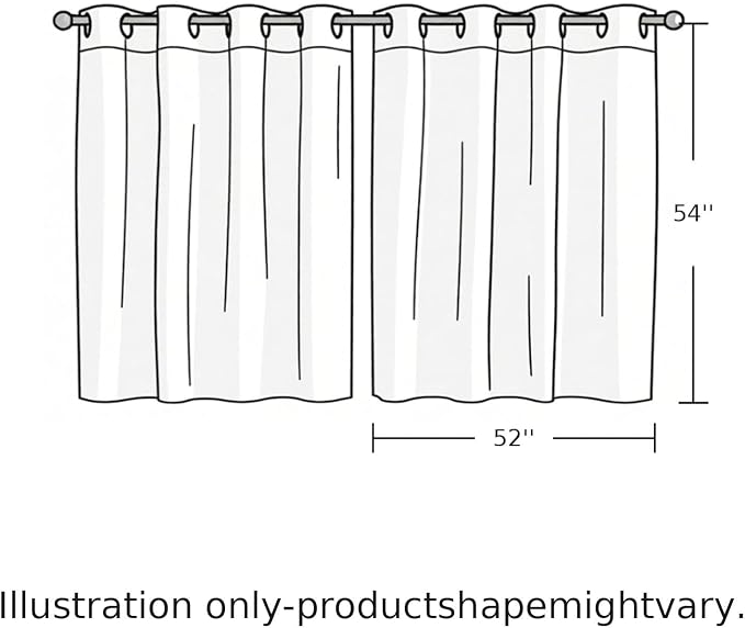 2 Panel Kitchen Cafe Curtains, Desert Sand Camel Sunlight Filtering Nature Air - Image 9