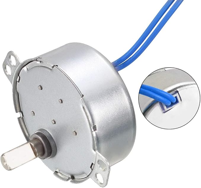 uxcell Synchronous Motor AC 100-127V 10-12RPM 50-60Hz CCW/CW 4W D Shaft - Image 4