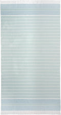 SOFE H&L | LINVIA Foutah Quick Dry Beach Towel Pack of 2 (35” x 70”) Basic - Mint | Lightweight, Premium, Fade Resistant, Durable | Travel Towel, Turkish Beach Towel with Shoulder Strap
