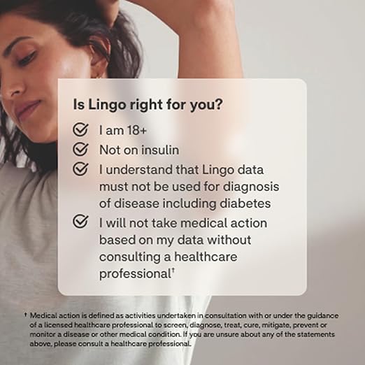 Lingo Continuous Glucose Monitor & App. Made by Abbott. Know the impact of what - Image 3