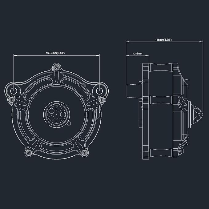 Air Filter Cleaner for Harley Davidson Softail Touring Street Road King Glide - Image 6