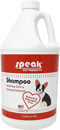 Natural Dog Shampoo, Soothing Cherry Almond Oatmeal, 1 Gallon