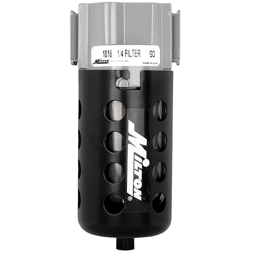 Milton 1018 1/4" NPT Polycarbonate FRL Micro Filter, United States by Milton