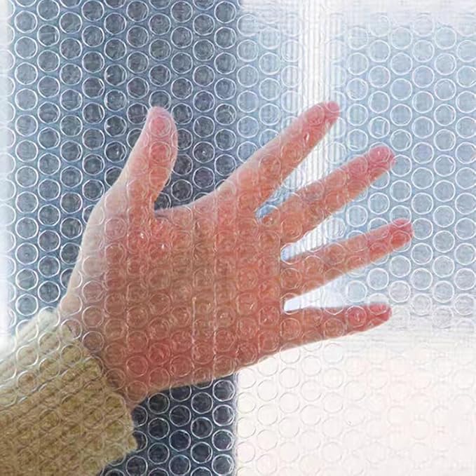 PVC Window Insulation Film 120x150cm Double Thickened 4mm Bubble Wrap Thermal - Image 6