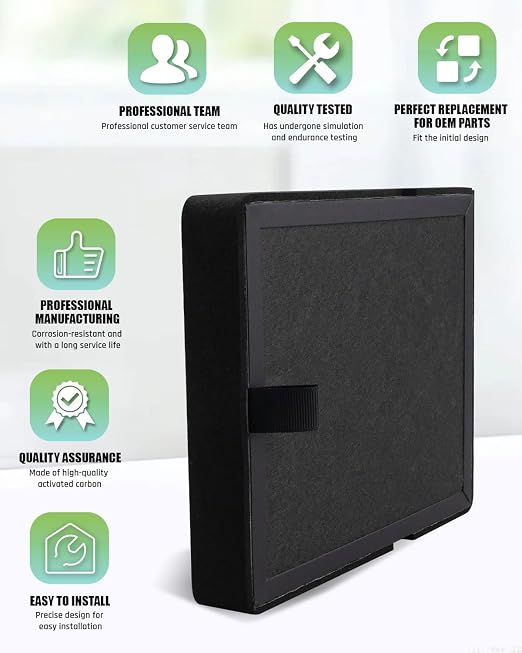 2Pcs Activated Carbon H2D H2S Air Filter Fit - Image 3