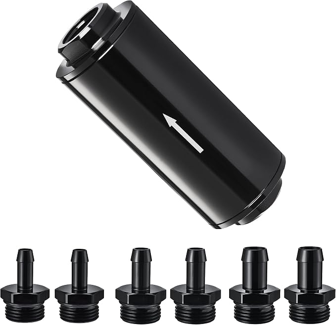 EVIL ENERGY Inline Fuel Filter 100 Micron by EVILENERGY