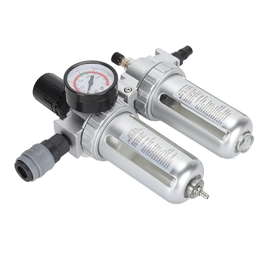 1/4 Inch Aluminum Alloy Air Filter Pressure Regulator, Compressed Air Line - Image 5