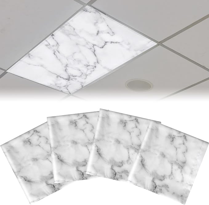 Hortsun 4 Pack 4 x 2 Feet Fluorescent Light Covers, Magnetic Light Filters by Hortsun