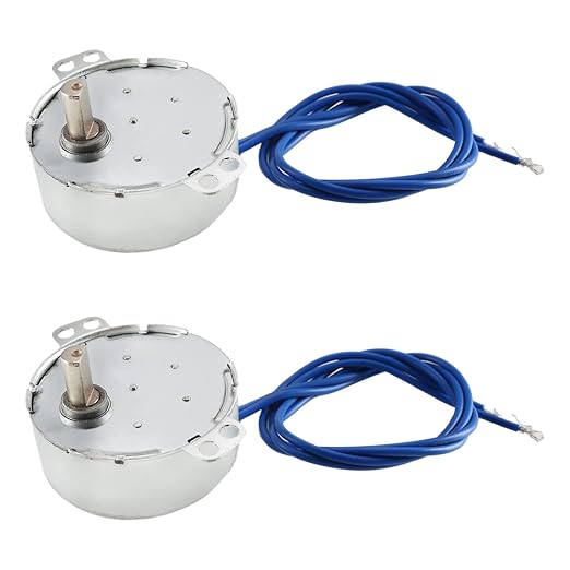 Fielect 2Pcs Synchronous Motor AC 110V 0.8-1RPM Turntable Motor CW/CCW by Fielect