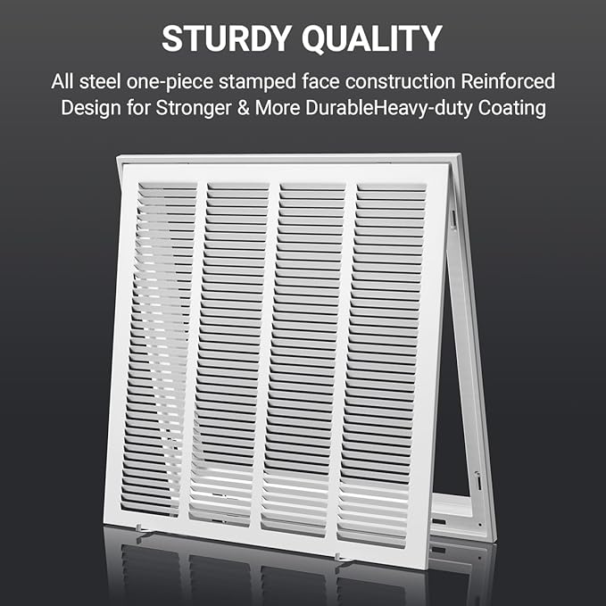 12 x 12 Inch Return Air Filter Grille - Image 4