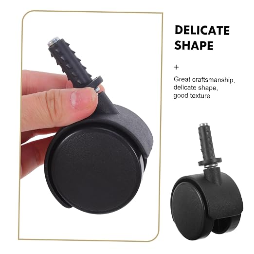 Balacoo 4pcs Silent Gliding Swivel Caster Wheels - Image 3