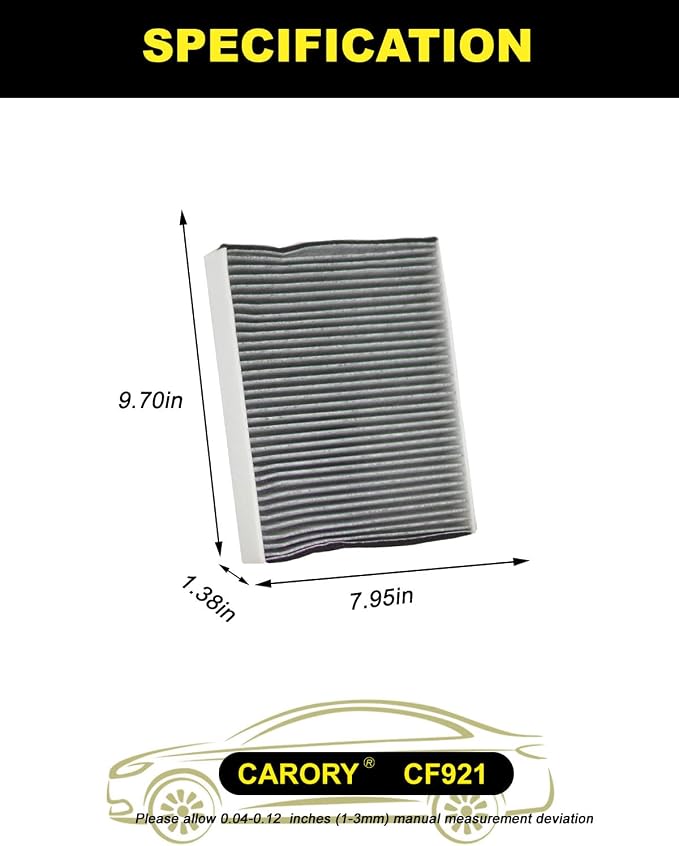 Cabin Air Filter w/Activated Carbon - Image 2
