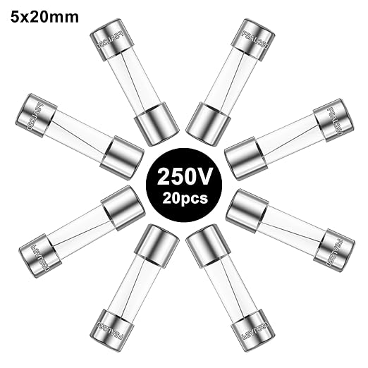 20PCS F0.5AL250V 5 x 20mm Fast Blow Glass Fuses 0.5A 0.5Amp 250V Glass Fuse - Image 3