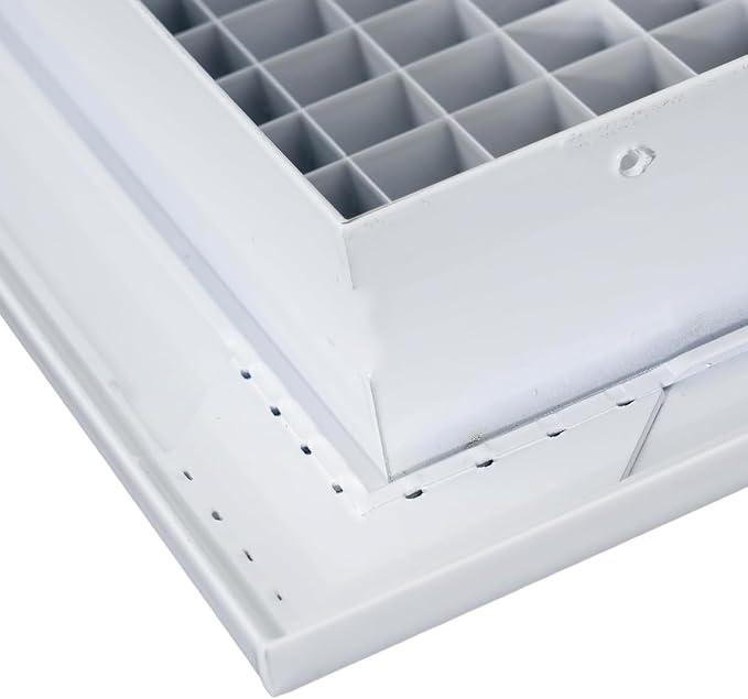 10'' x 6'' Aluminum Eggcrate Return Grille, Modern/Minimalist Style, Fits 10'' - Image 4