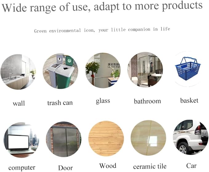DECHOUS Reminding Waste Sorting Habits 6 Adhesive PVC Stickers - Image 7