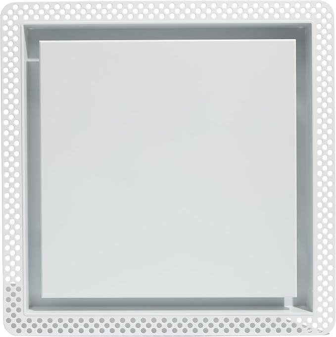 Fittes Flush Exhaust Mount, Minimalist ABS Plastic Bathroom Ventilation Fan by Fittes