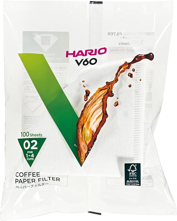 Hario, Filter Paper 02 White by Hario
