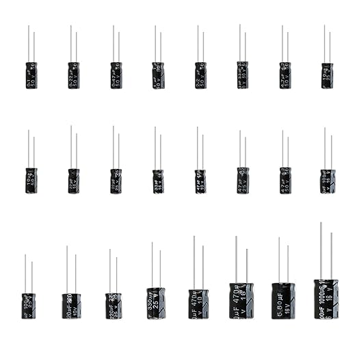 24 Values Electrolytic Capacitor Assortment Kit from 0.1uF to 1000uF 10V 16V - Image 2