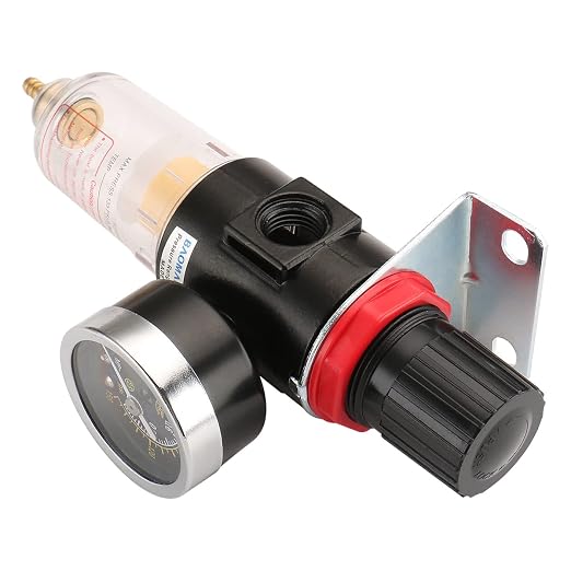 Baomain Pneumatic Filter Regulator AFR-2000 1/8"PT Air Treatment Unit w - Image 6