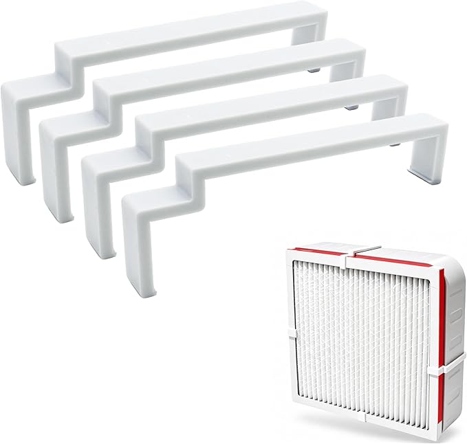 Box Fan Filter Clips for 20" Box Fan, Reusable Air Filter Holder Clips for by ZYRELYNX