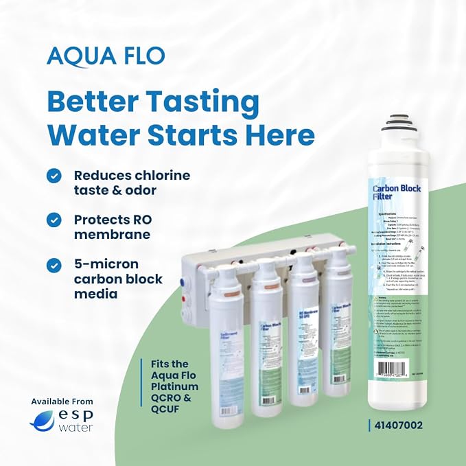 Aqua Flo 41407002 Carbon Block RO Filter, 5 Micron – Replacement - Image 3