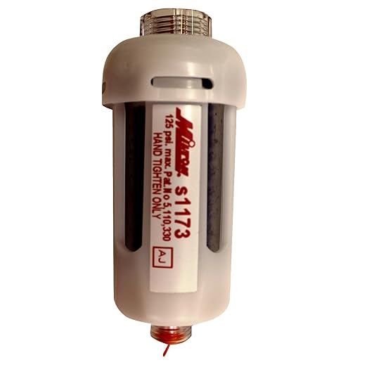 Milton Industries S-1173 Mini Disposable Air Line Desiccant Filter by Milton