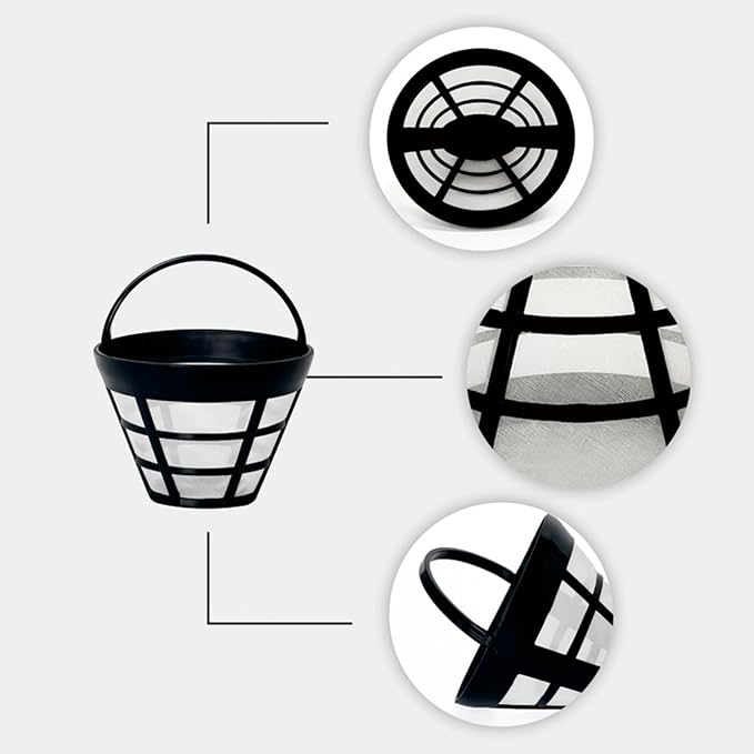 Reusable Coffee Filter – Coffee Filter Basket, Cup Brewing Insert, Metal Drip - Image 4