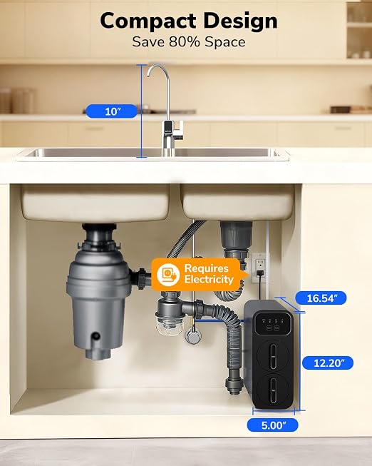 Ecoviva E8 800 GPD Reverse Osmosis Water Filter - Image 7