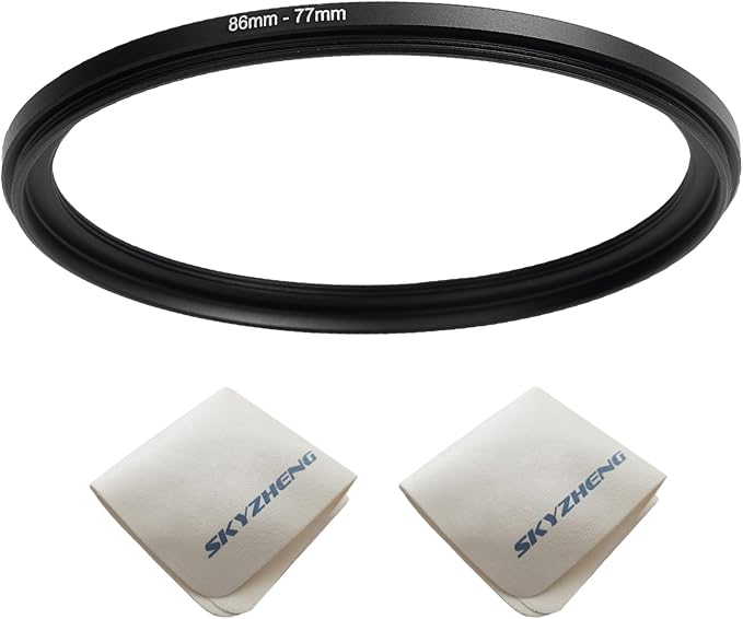 86mm Lens to 67mm Camera Lens Adapter 86mm to 67mm Step Down Ring Adapter Ring by SKYZHENG