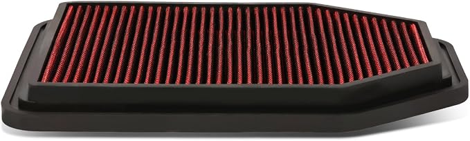 DNA Motoring AFPN-065-RD Clean Air Washable Drop In Panel Air Filter Enhance by DNAMOTORING