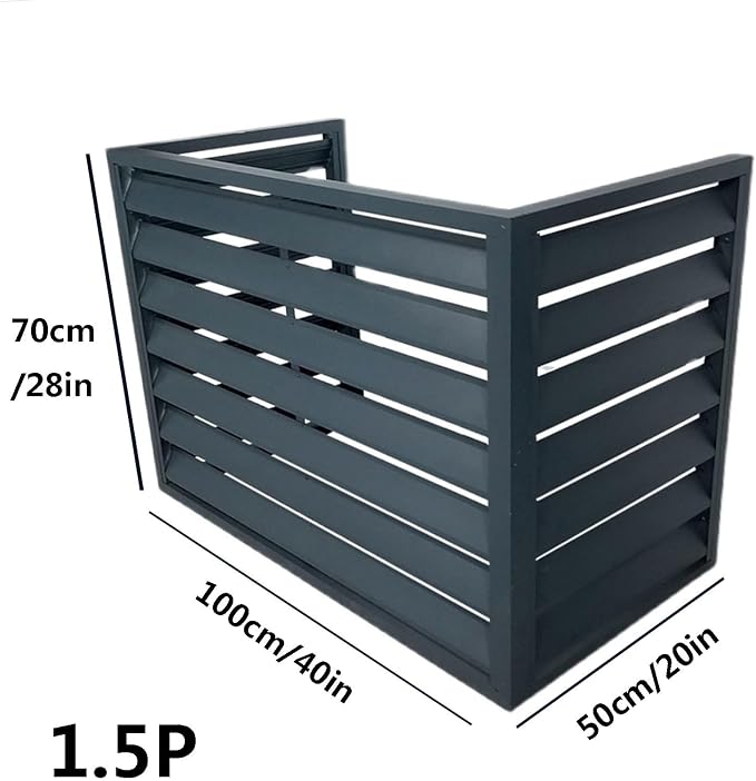 Pool pump covers for outside units, outdoor garbage can enclosures, aluminum - Image 2