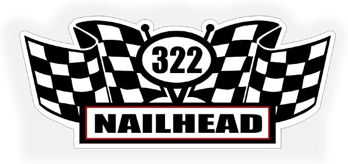 2X Engine Window Air Cleaner Sticker Decal, 322 Nailhead - Image 2