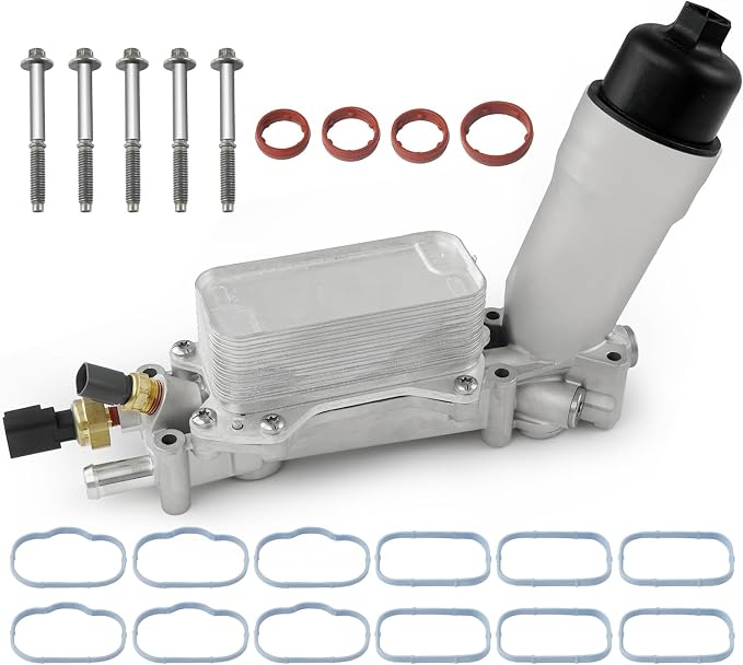 926-959 926-876 3.6L Upgraded Aluminum Engine Oil Cooler Filter Housing by Unknown