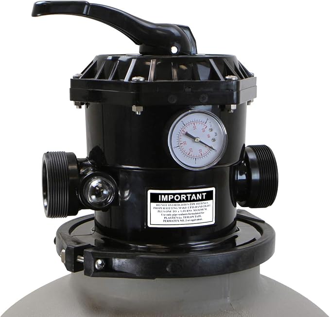 XtremepowerUS 16" Above Inground Swimming Pool Sand Filter System 7-Way Port - Image 4