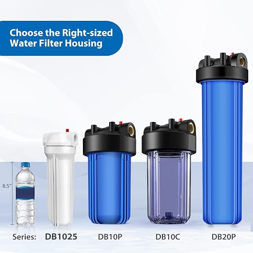 SimPure Whole House Water Filter Housing, Inline Water Filter - Image 8