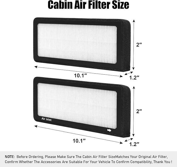 CF11920, Cabin Air Filter with activated carbon particle - Image 2