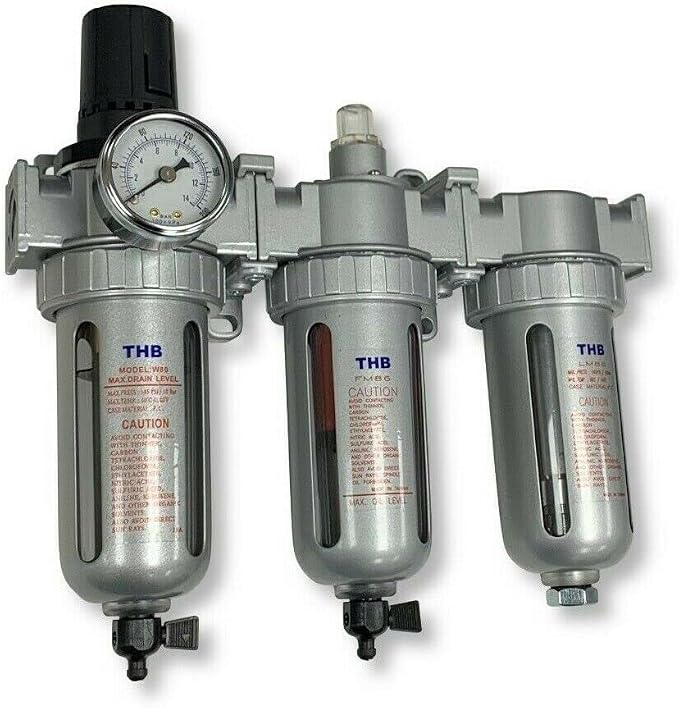 3/8" COMPRESSED AIR FILTER REGULATOR/DESICCANT DRYER/COALESCING FILTER - Image 9