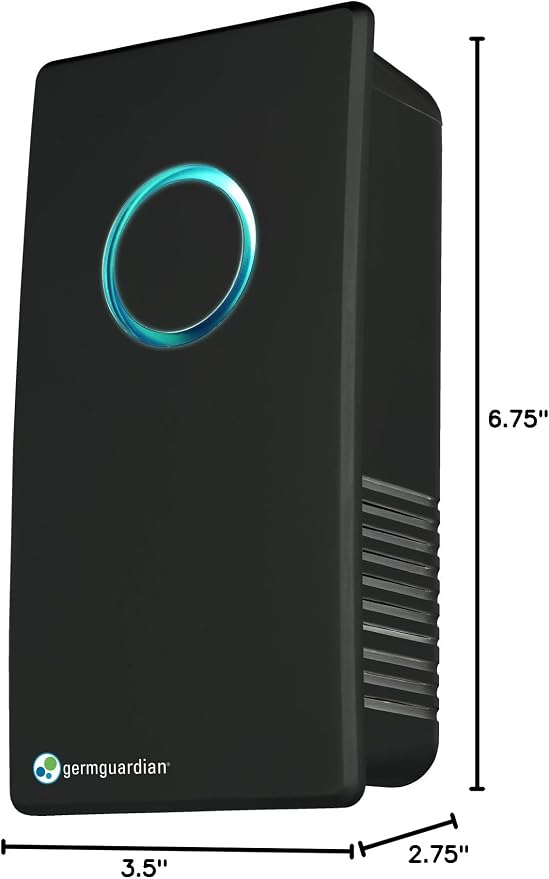 Germ Guardian GG1100B 7” Pluggable Small Air Purifier, Small Room Wall Air - Image 10