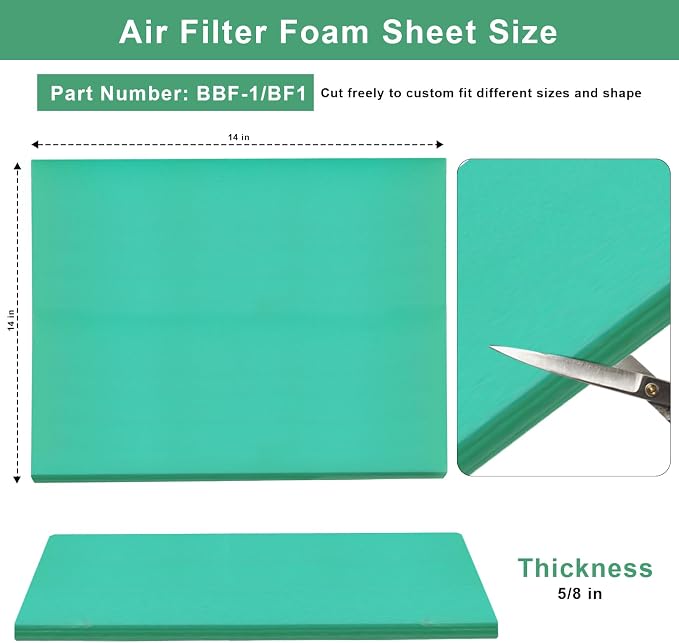 Foam Air Filter Material Replacement - Image 2