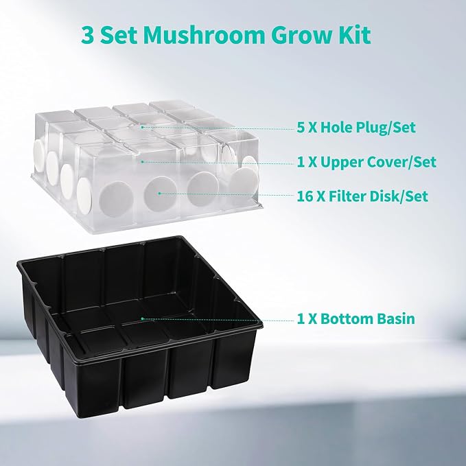 3 Set Mushroom Grow Kit Monotub - Image 6