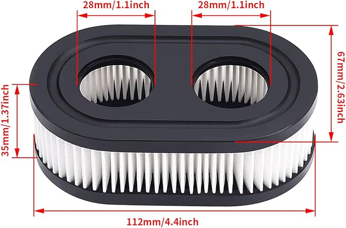 593260 Air Filter with Pre Filter and Spark Plug Fits - Image 2