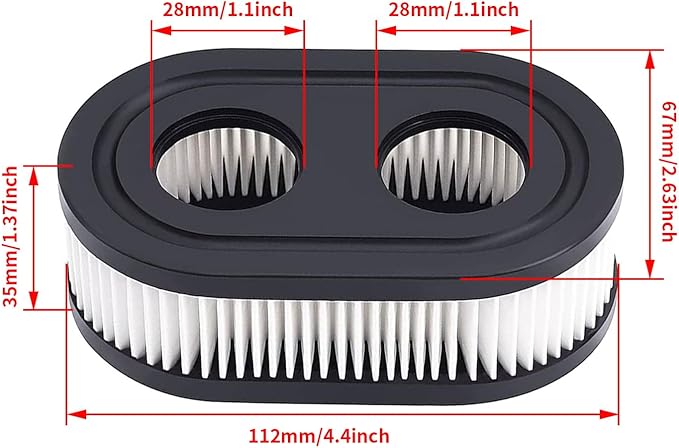 593260 Air Filter with Pre Filter and Spark Plug Fits - Image 2