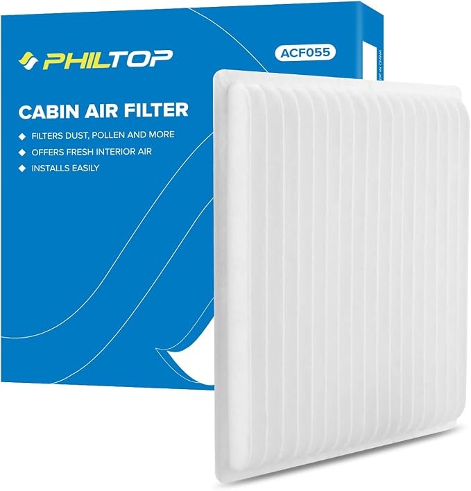 PHILTOP HEPA Cabin Air Filter w/Activated Carbon, Compatible by PHILTOP