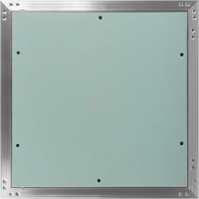 16" x 16" Inch Aluminum Drywall Access Panel - Service Shaft Door - Plumbing, Electricity, Heating, Alarm Wall Inspection hatch for Drywall - Bathroom Service Access Hole Cover