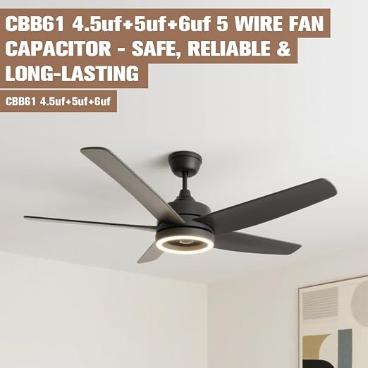 Podoy Ceiling Fan Capacitor CBB61 5 Wire - Image 7