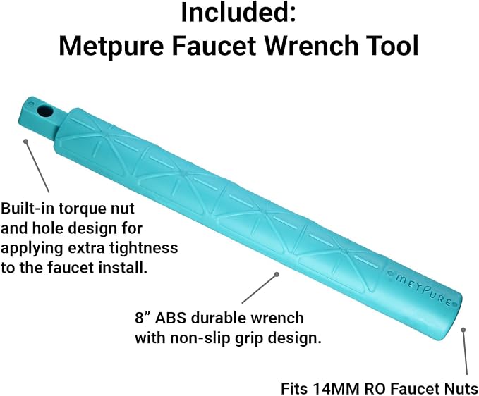 Metpure Non-airgap NSF Certified RO Faucet Reverse Osmosis Drinking Water - Image 8