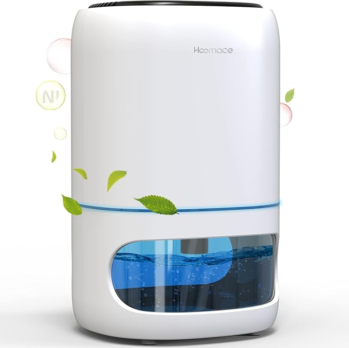 Small Dehumidifiers for Bedroom w/Air Purifying Function, 1000 ml/35 oz for by HoomaceLivingHall