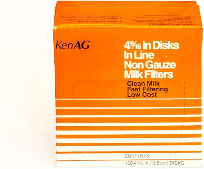 Kenag Milk Filter Disks 4-9/16" by Shenandoah+Homestead+Supply