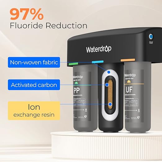 Waterdrop WD-TSA-UF 0.01 μm Ultra Filtration Under Sink Water Filter, Under - Image 9