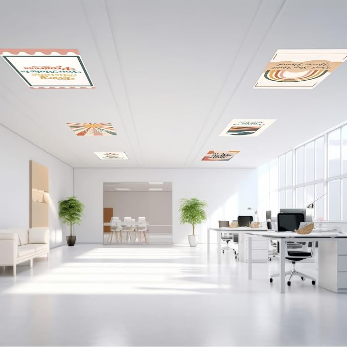 Outus Fluorescent Light Cover Classroom Lighting Cover - Image 5